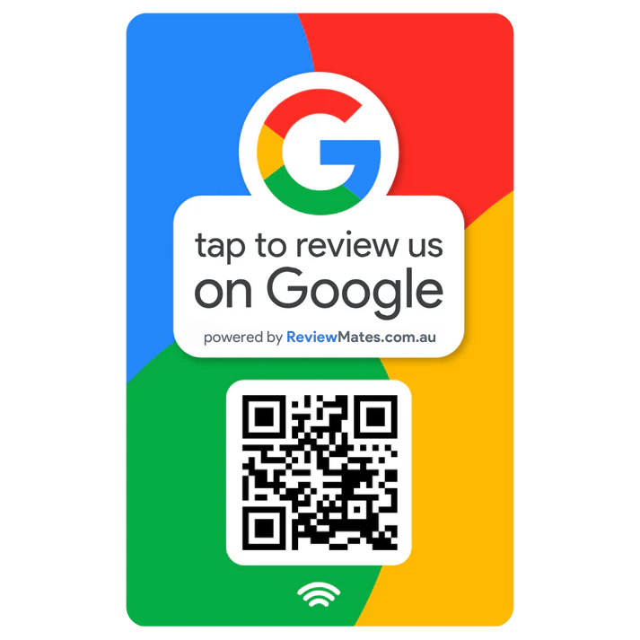 Google Review NFC Card + QR Code