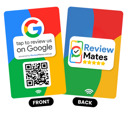 Google Review NFC Card + QR Code
