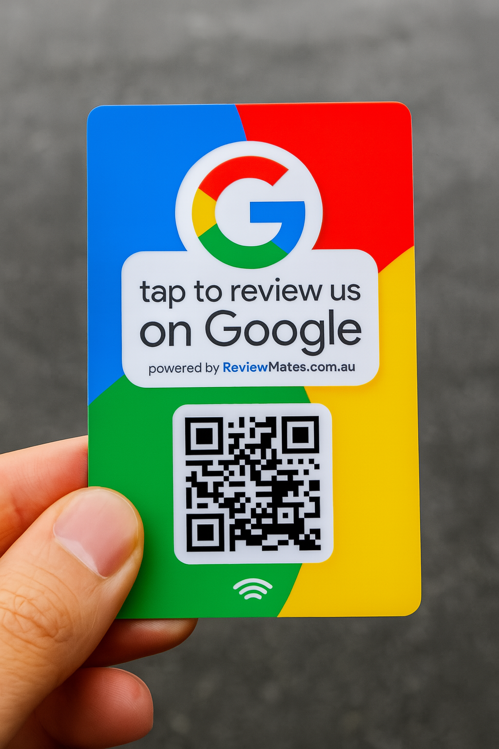 Google Review NFC Card + QR Code