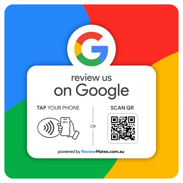 Google Review NFC Plate + QR Code