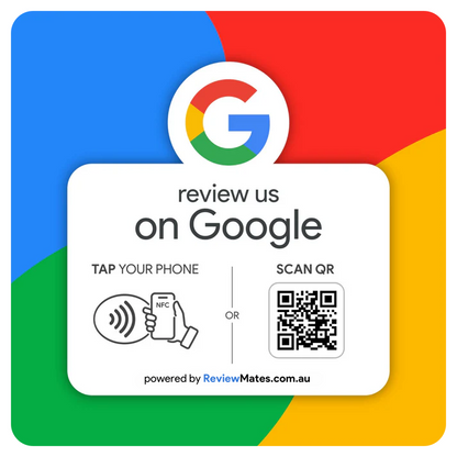 Google Review NFC Plate + QR Code